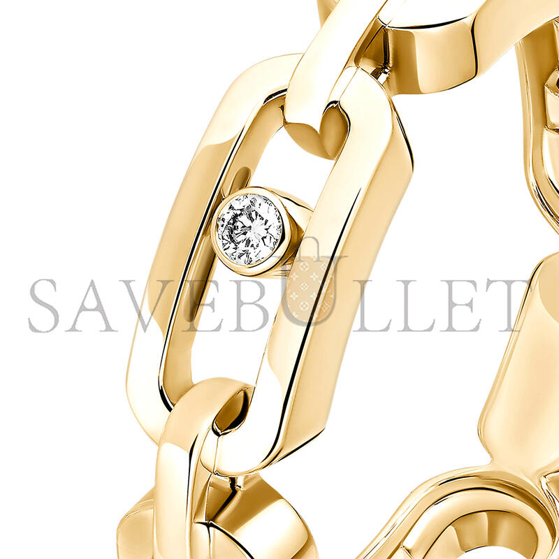 MESSIKA MOVE LINK RING YELLOW GOLD DIAMOND RING 12078-YG
